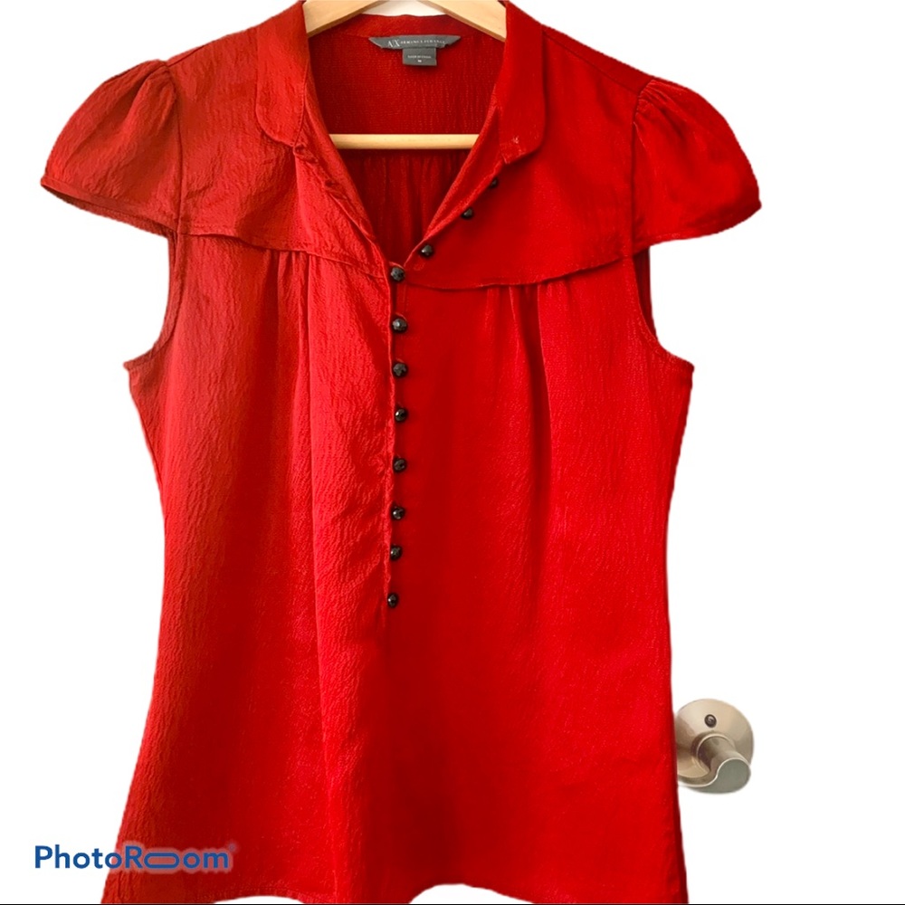 Armani Exchange Silk Blouse
